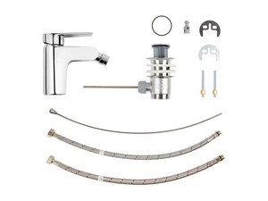 Mitigeur monocommande de bidet Logos chrome