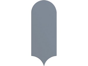 Carrelage mural Lollipop Blue 8x21,5 cm queue de paon bleu