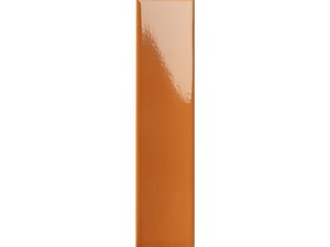 Wandfliese Mahjong Apricot Lux 6x24,6 Einbrand Terracotta glänzend