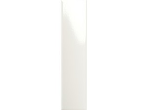 Wandfliese Mahjong Milk Lux 6x24,6 Einbrand Weiß glänzend