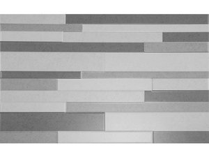 Carrelage Marato gris muret 3D 25x40