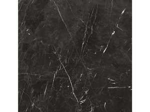 Carrelage Marquinia noir 60x60 Full poli grès cérame effet marbre
