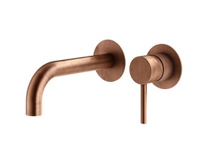 STELO WALL SPOUT FOR WASHBASIN BRUSHED COPPER