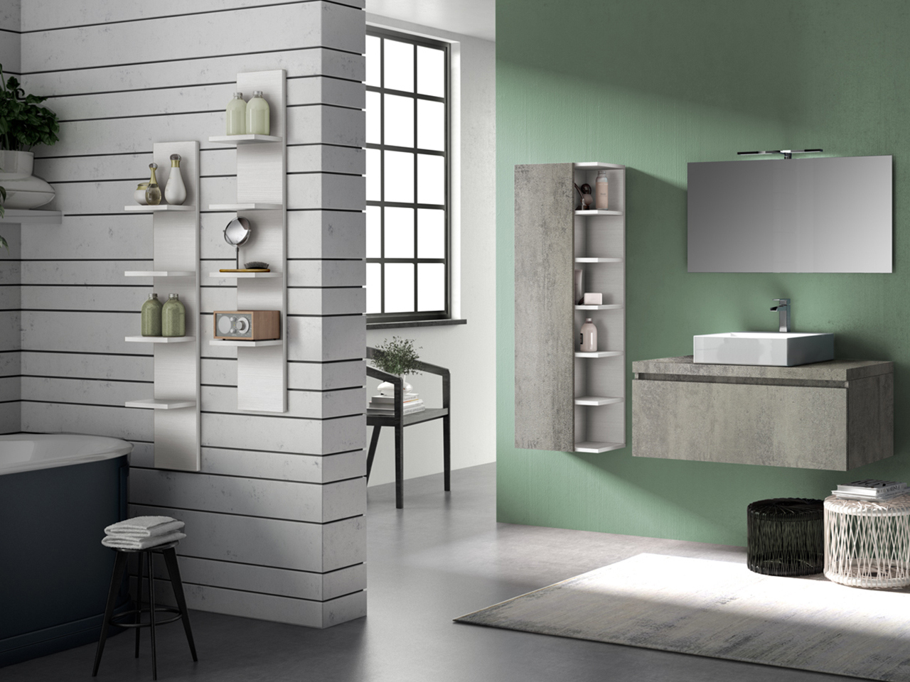 mobile bagno 100 cm iperceramica