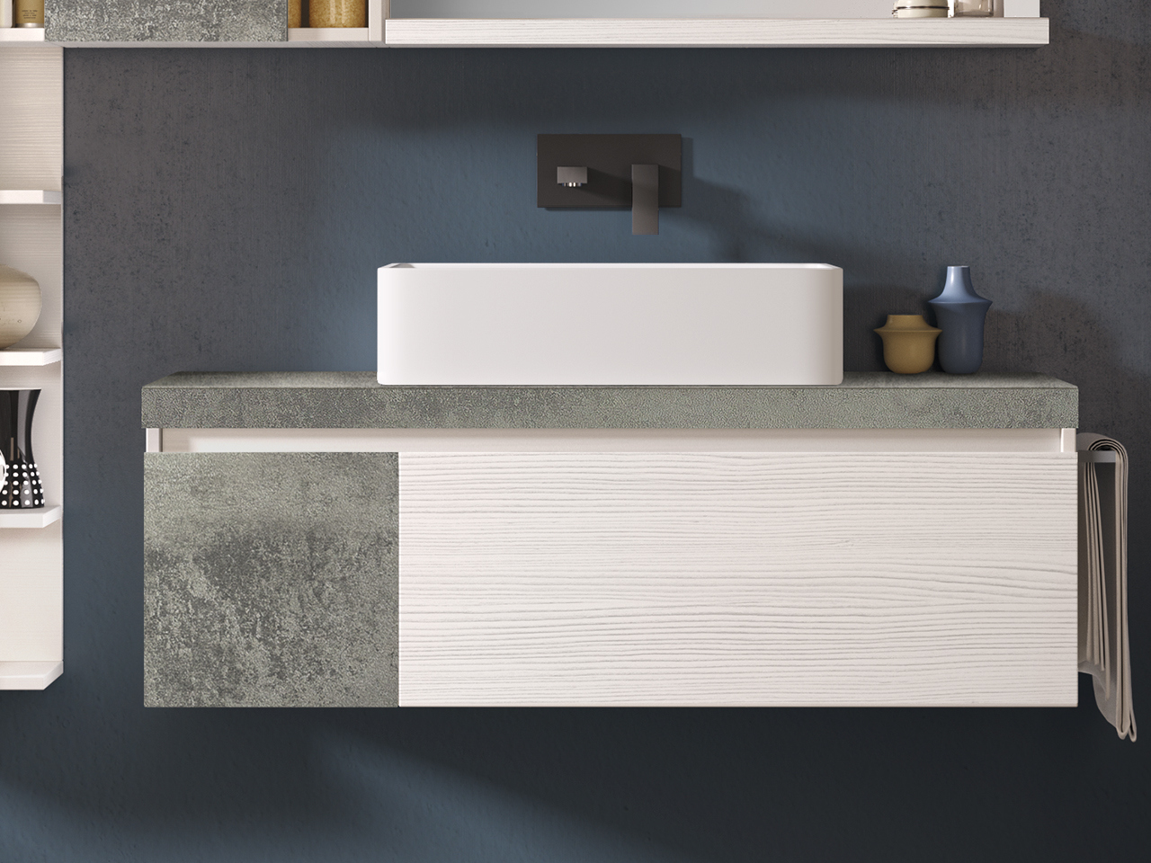 mobile bagno 120 cm iperceramica