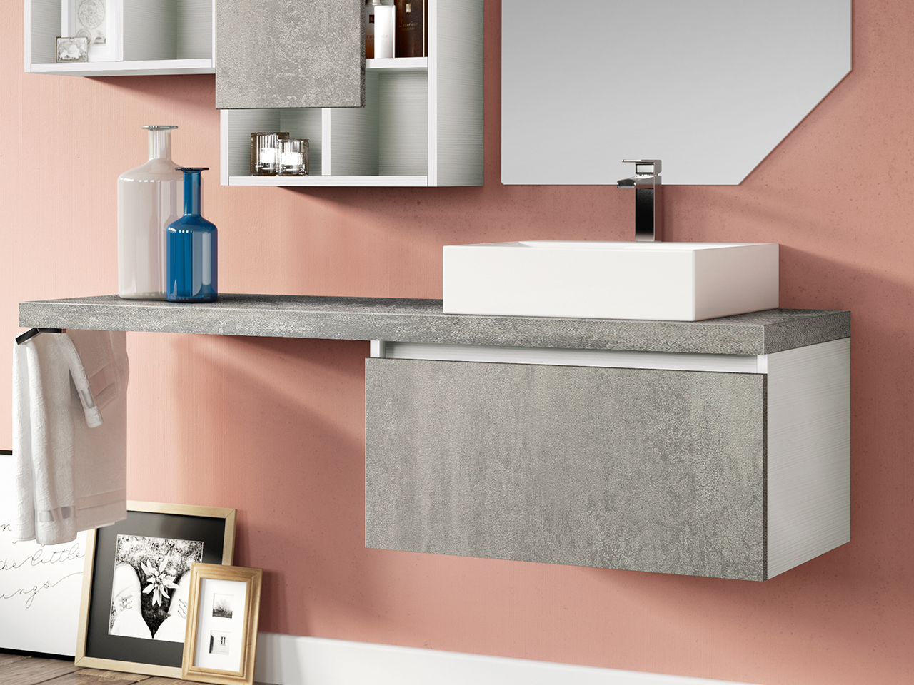 mobile bagno 120 cm iperceramica