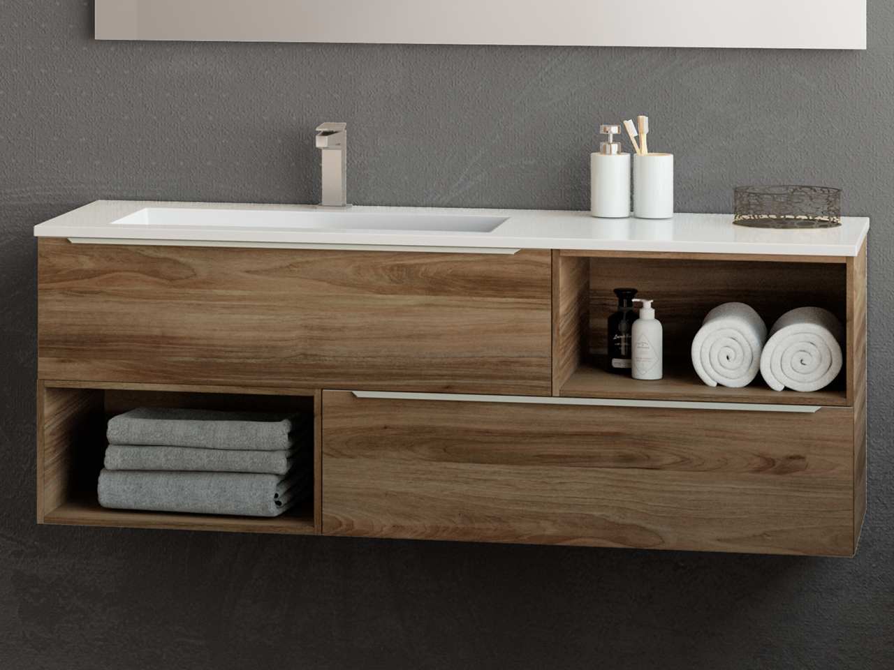 mobile bagno 2 cassetti