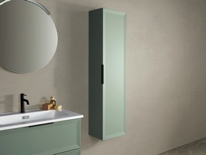 Modula Bathroom Furniture 75 cm 2 Drawers Matt Green with Smart Ceramic Unitop Washbasin