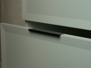 Modula Bathroom Furniture 75 cm 2 Drawers Matt Green with Smart Ceramic Unitop Washbasin