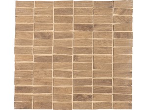 Mosaïque Brentwood Honey 29,9x32,8 grès cérame effet chêne ambré
