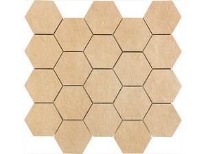 Creta Ocra Mosaic 29x27 Stoneware Yellow Terracotta Effect