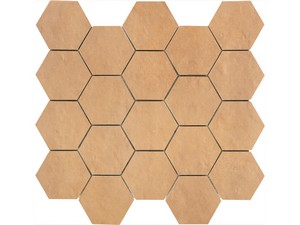 Creta Rosso Mosaic 29x27 Stoneware Red Terracotta Effect