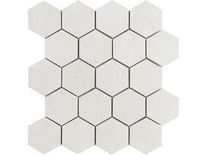 MUST ICE 29X27 CEMENT EFFECT WHITE STONEWARE MOSAIC