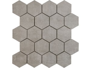 Mosaik Must Grey 29X27 Feinsteinzeug Zementoptik Grau