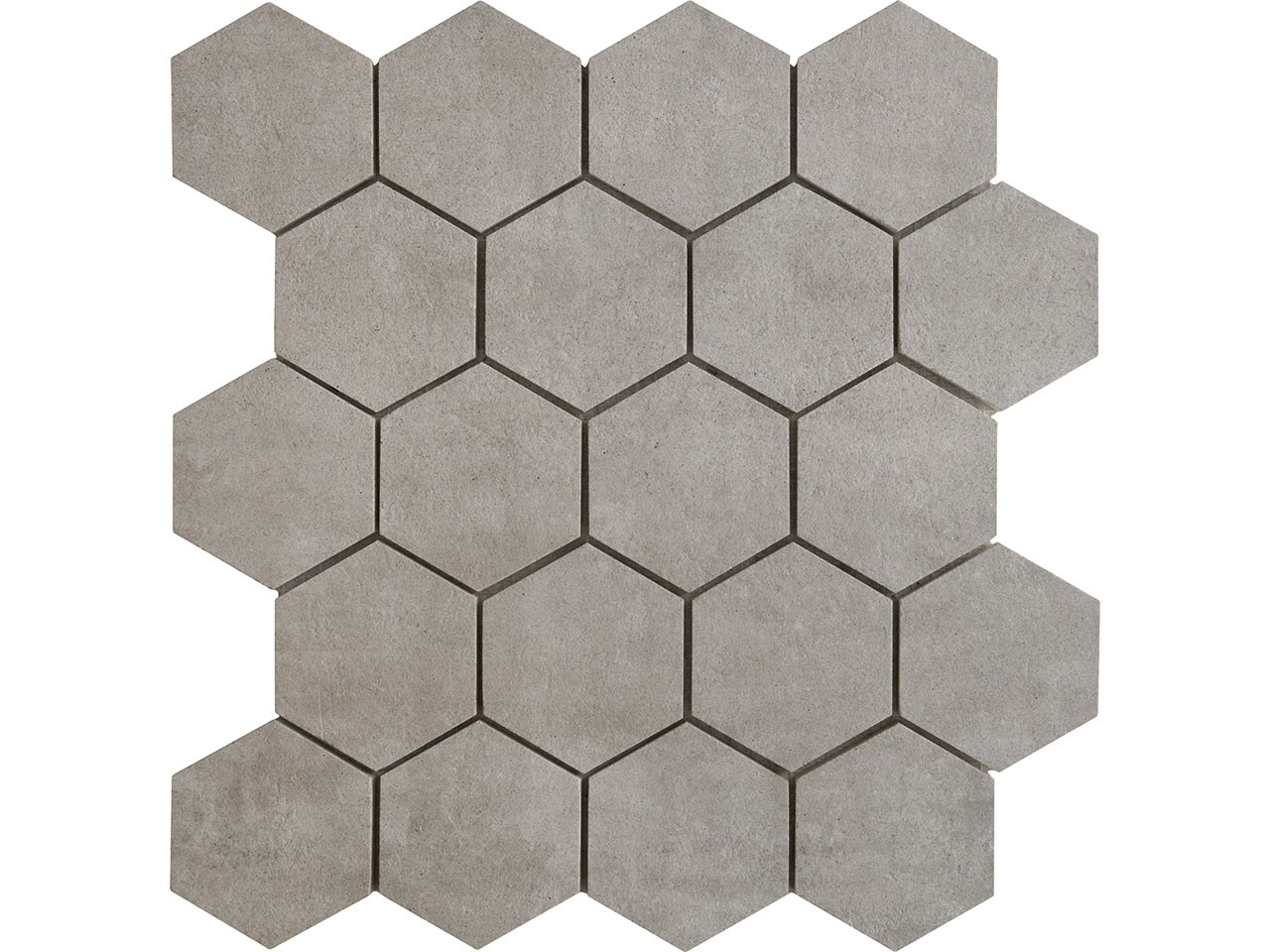 Mosaico Must Grey 29x27 Gres Effetto Cemento Grigio Iperceramica