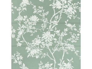 Dekor Myway Romance Sage Blumen Tapetenoptik 3D Komposition 75x75