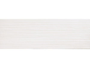 Carrelage Mywhite 25x75 structure 3D à rayures blanches