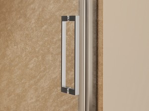 Onda Rotating Hinged Shower Door Ext. 65.5/69.5 cm Transparent Chrome