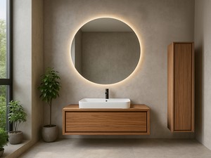 Waschbeckenunterbau Osaka 90 cm Teak