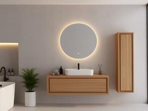 Waschbeckenunterbau Osaka 90 cm Teak