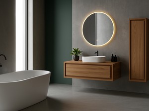 Waschbeckenunterbau Osaka 90 cm Teak