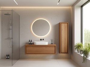 Waschbeckenunterbau Osaka 90 cm Teak