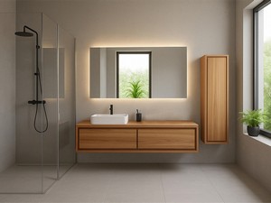 Waschbeckenunterbau Osaka 140 cm Teak