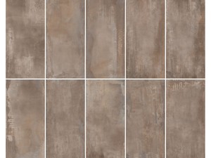 Fliese Oxyde Bronzo 60X120 Feinsteinzeug Zementoptik Metallic Grau