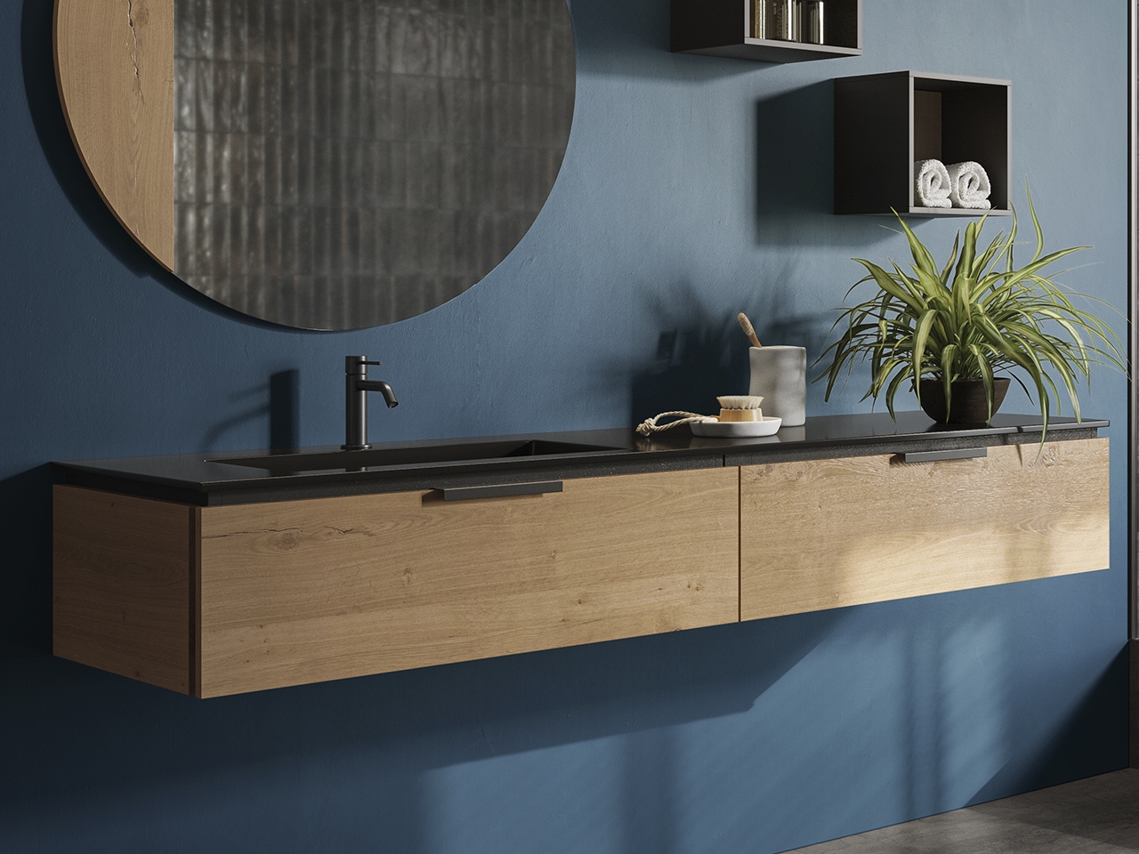 mobile bagno 160 cm doppio lavabo