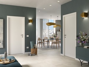 Performance Hinged Door 60Xh210 cm White