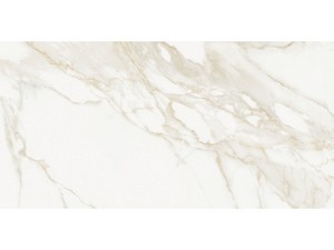 Carrelage grès cérame 60x120 effet marbre poli brillant blanc - Calacatta Gold Marbles