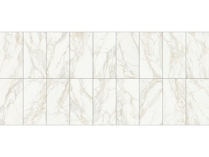 Carrelage grès cérame 60x120 effet marbre poli brillant blanc - Calacatta Gold Marbles