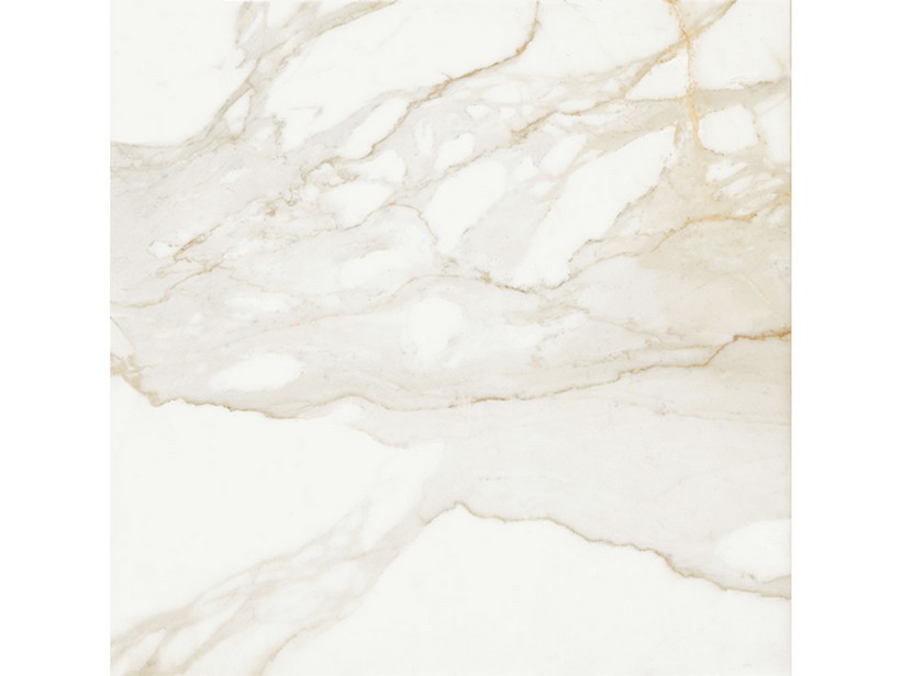 Carrelage Calacatta Gold Marbles 60x60 grès cérame effet marbre blanc poli Iperceramica