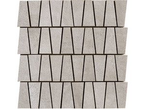 Mosaik Metropolitan Grey 29,6X29,6 Feinsteinzeug Zementoptik Grau