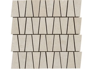 Mosaik Metropolitan Sand 29,6X29,6 Feinsteinzeug Zementoptik Elfenbein