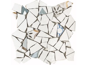 Mosaico Salina 30x30 in Gres Porcellanato Lucido Effetto Maiolica