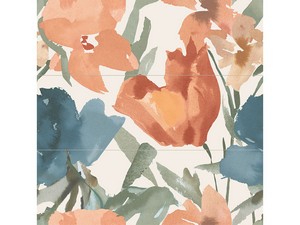 Decoro Myway Bloom Effetto Carta da Parati Floreale Composizione 75x75