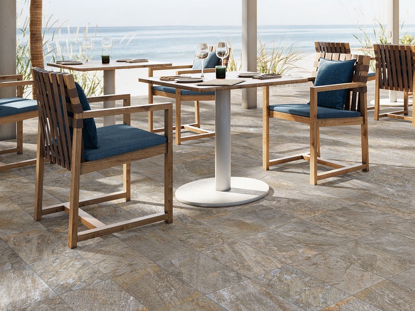 Outdoor Stone Effect Porcelain Tile 20,5x41,5 - Outback ...