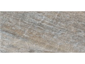 Fliese Outback Grey 20,5X41,5 Feinsteinzeug für Aussen Steinoptik Grau