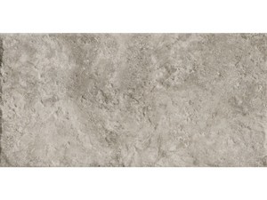 Carrelage extérieur grès cérame 30x60 effet pierre - Pierre de Trani gris