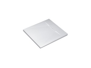 Receveur de douche Doge 80x80 H3 cm résine blanc