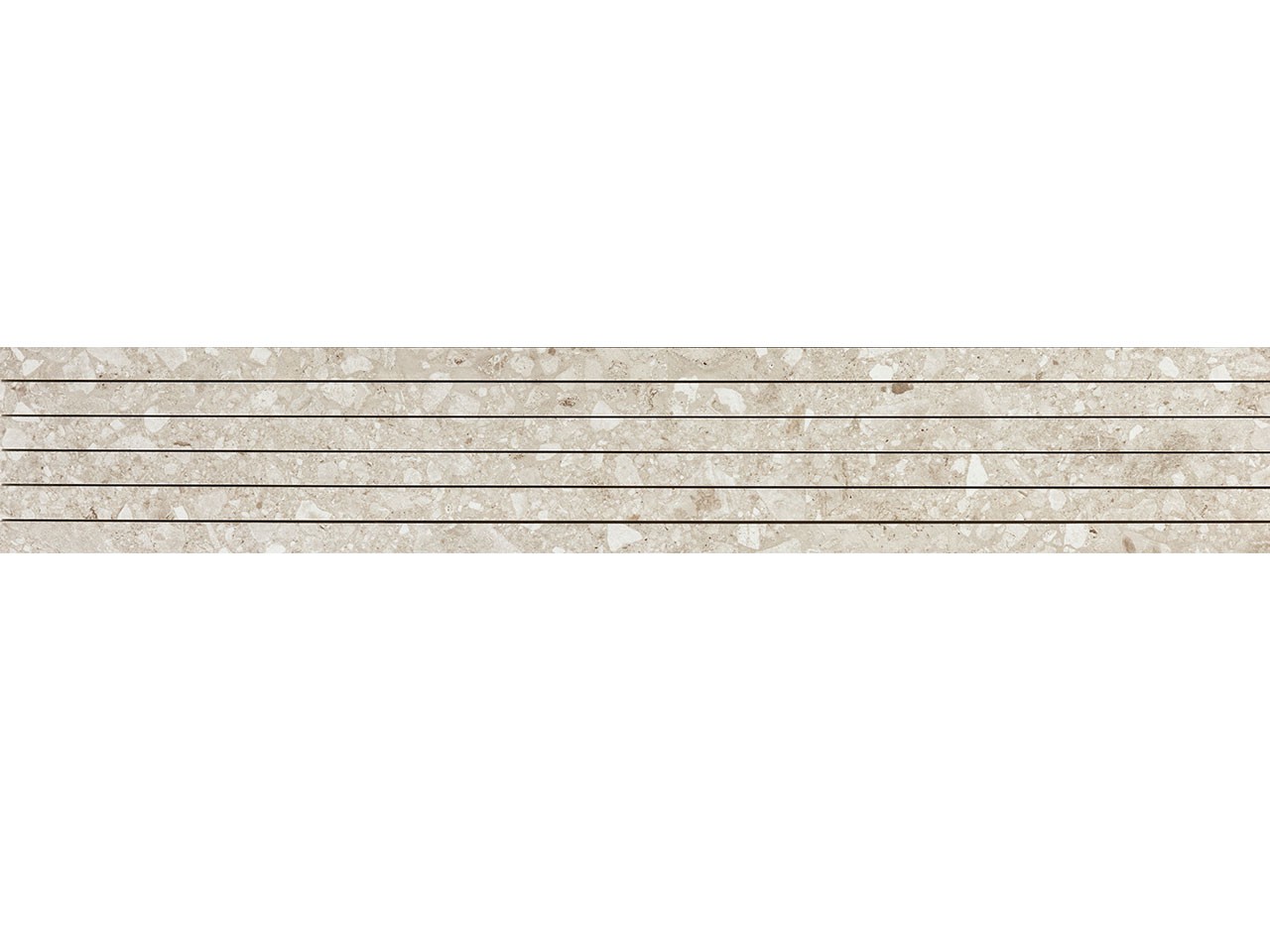 Mosaico In Pietra Breccia Nero E Bianco E Grigio L 30 X L 30cm X Sp. 10 Mm | Leroy Merlin - 2