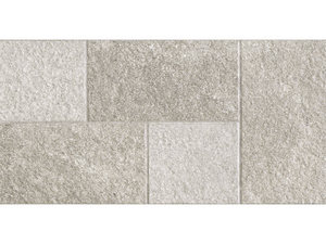 Carrelage pierre du sud pavé gris 30,8x61,5 grès cérame extérieur effet pierre