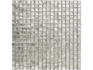 Mosaico Vetro Platinopuro con Foglia D'Oro 29,5X29,5 Grigio