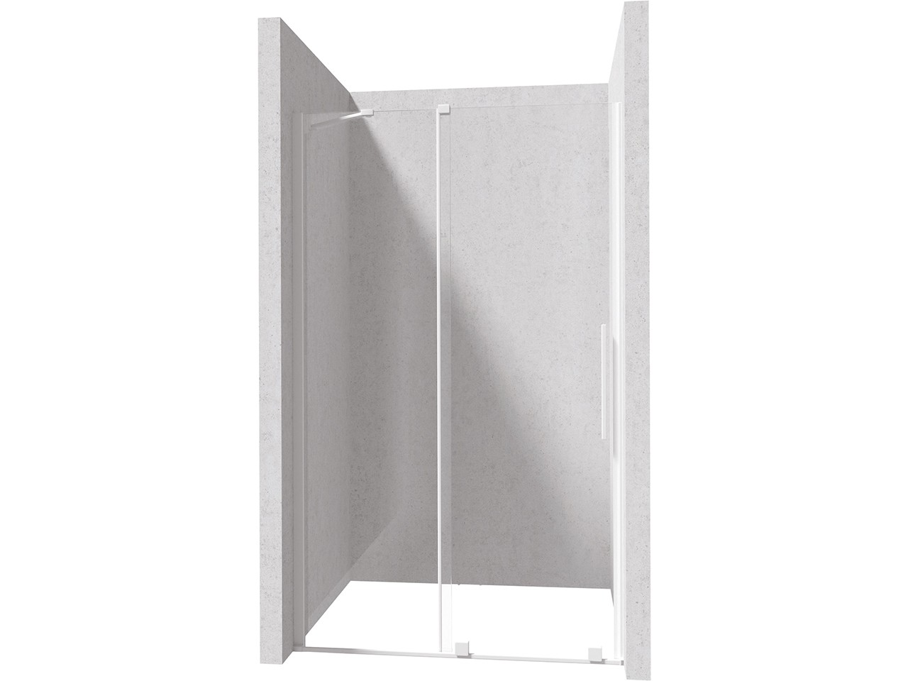 Schulte porte de douche coulissante, 120x200 cm, anticalcaire