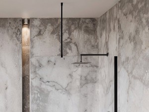 Prizma bras de support au plafond noir mat