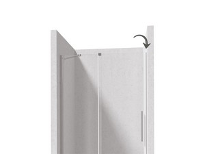 Prizma profilé pour porte en niche chrome