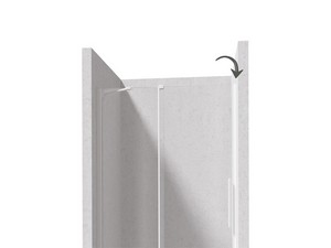 Prizma profilé pour porte en niche blanc