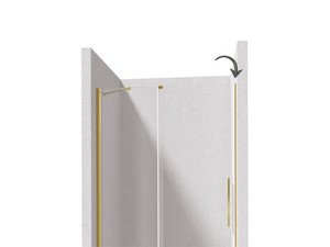 Prizma profilé pour porte en niche or brillant