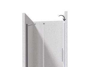 Prizma profilé pour porte en niche titane